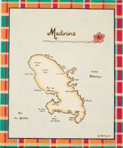 Voir le détail de cette oeuvre: Carte de la Martinique